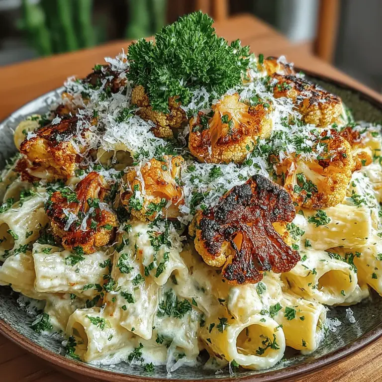 In recent years, the trend of plant-based diets has taken center stage in the culinary world, capturing the attention of health-conscious eaters and food enthusiasts alike. This surge in popularity can be attributed to a growing awareness of the numerous health benefits associated with plant-based eating, such as improved heart health, weight management, and enhanced energy levels. One dish that perfectly embodies this movement is Creamy Roasted Garlic Cauliflower Pasta. This recipe is not just a delicious meal; it is a celebration of flavors and textures that come together to create a comforting and satisfying dining experience.