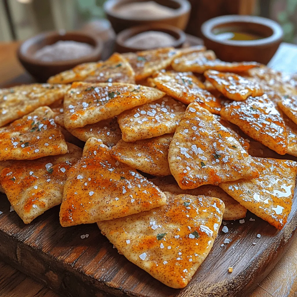 Pita chips have become a beloved snack option, appreciated for their versatility and satisfying crunch. Whether enjoyed on their own or paired with dips like hummus or guacamole, pita chips offer a delightful alternative to traditional snacks. While store-bought options can be convenient, there’s something special about homemade snacks that can elevate your snacking experience. One such homemade treat is the Crunchy Cinnamon Pita Chips. This recipe not only satisfies your sweet tooth but also provides a healthier option for your snacking needs, making it a perfect choice for both kids and adults alike.