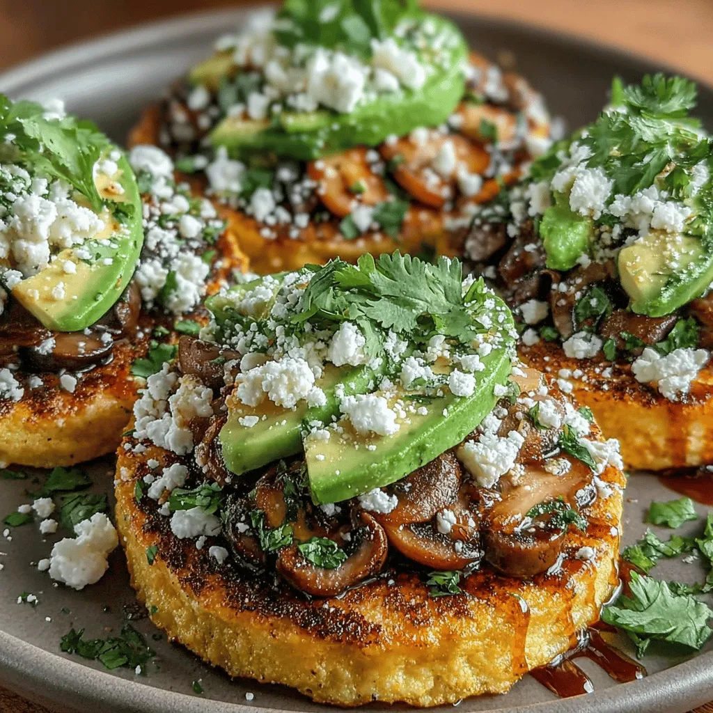Sautéed Garlic Mushroom & White Bean Tostadas are a culinary delight that beautifully merges vibrant flavors with nutritious ingredients. This dish exemplifies the essence of wholesome cooking, providing a satisfying meal that is as good for the body as it is for the taste buds. Whether you're preparing a quick dinner for your family or planning an impressive spread for guests, these tostadas are versatile enough to fit any occasion. The combination of earthy mushrooms and creamy white beans not only creates a rich and hearty filling but also offers a wealth of health benefits, making it a go-to recipe for anyone looking to eat well without sacrificing flavor.