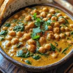 In a world increasingly focused on plant-based diets, the need for nutritious and flavorful recipes is more critical than ever. One such dish that beautifully marries health and taste is the Creamy Chickpea Spinach Stew. This delightful stew not only provides a wealth of nutrients but also delivers a comforting experience, perfect for any time of year. The combination of chickpeas, spinach, and a medley of spices creates a satisfying dish that is both hearty and wholesome. Whether you are a seasoned vegan, a curious omnivore, or simply someone seeking a nutritious meal, this stew has something to offer everyone.