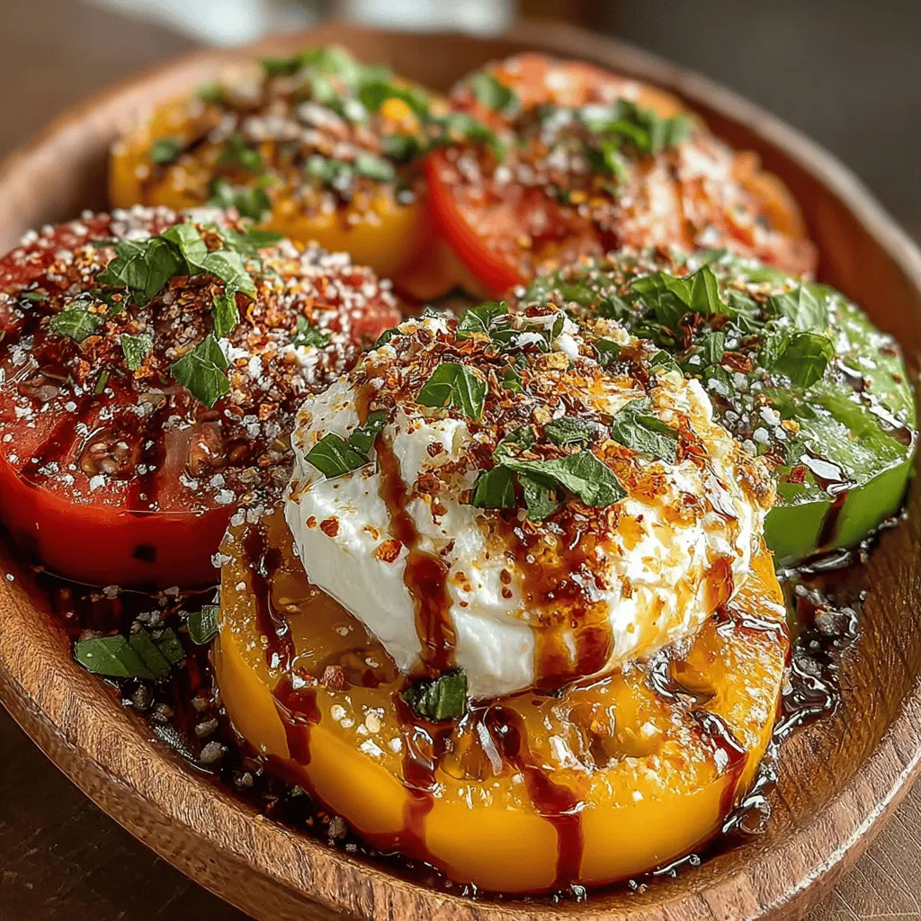 When the summer sun shines bright, the bounty of fresh produce takes center stage, and few dishes capture the essence of this vibrant season quite like a Fresh Tomato Burrata Salad. This dish showcases the beauty and flavors of heirloom tomatoes paired with the creamy richness of burrata cheese, creating a perfect harmony of taste and texture. Whether served as a refreshing appetizer or a light main course, this salad embodies simplicity and elegance, making it a must-try for anyone looking to savor the flavors of summer.