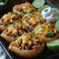 If you're on the lookout for a dish that effortlessly combines the comforting essence of Italian cuisine with the bold flavors of Mexican food, look no further than Zesty Taco Stuffed Pasta Shells. This delightful recipe takes the beloved elements of tacos and wraps them in large, tender pasta shells, creating a dish that is not only visually appealing but also bursting with flavor. Whether you're planning a family dinner, a gathering with friends, or a potluck event, these stuffed shells are sure to be a hit. With their unique blend of tastes and textures, they'll leave everyone asking for seconds.