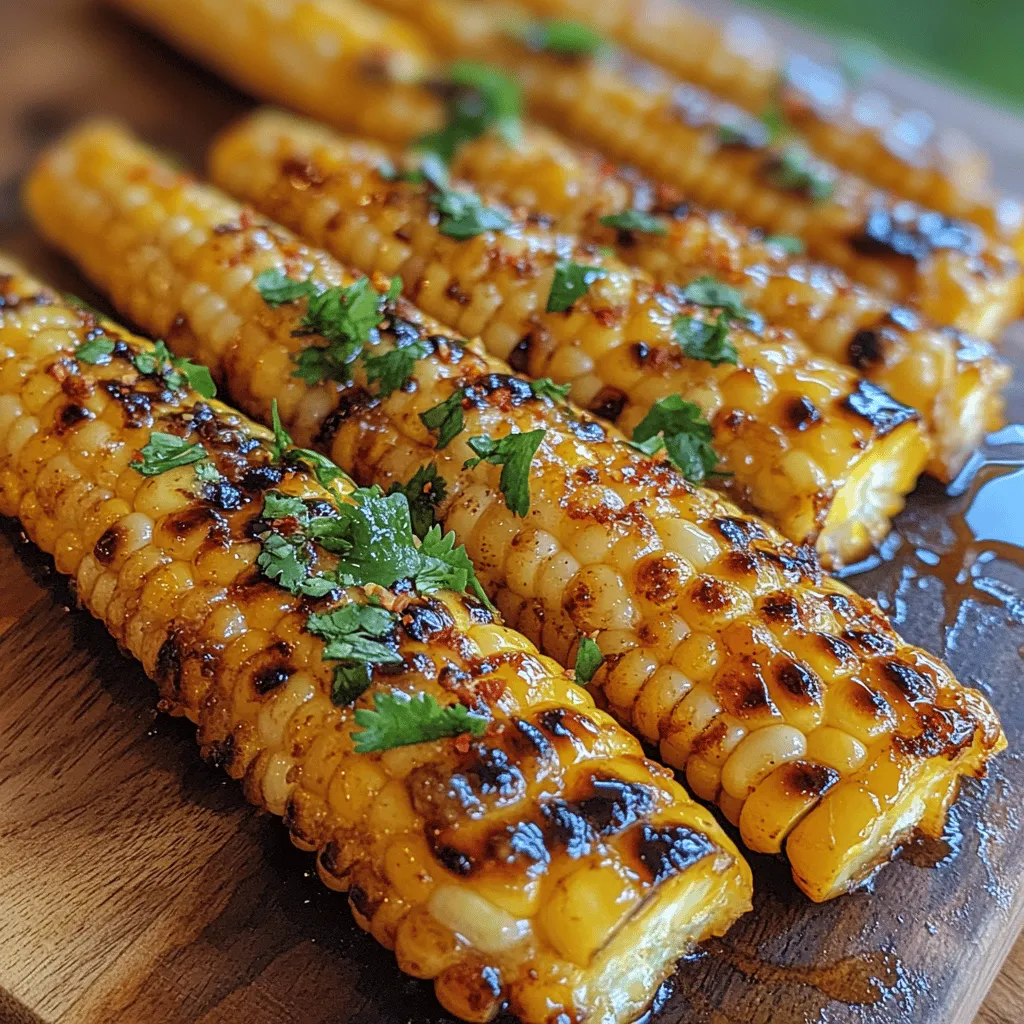 If you’re looking for a unique and mouthwatering dish that elevates the humble corn on the cob to new culinary heights, look no further than Golden Honey Butter Corn Ribs. This innovative recipe transforms traditional corn into succulent "ribs," slathered in a rich, sweet honey butter glaze that promises to tantalize your taste buds. The appeal of this dish lies not only in its delightful flavor but also in its eye-catching presentation, making it a perfect addition to family gatherings, summer barbecues, or even a casual weeknight dinner.