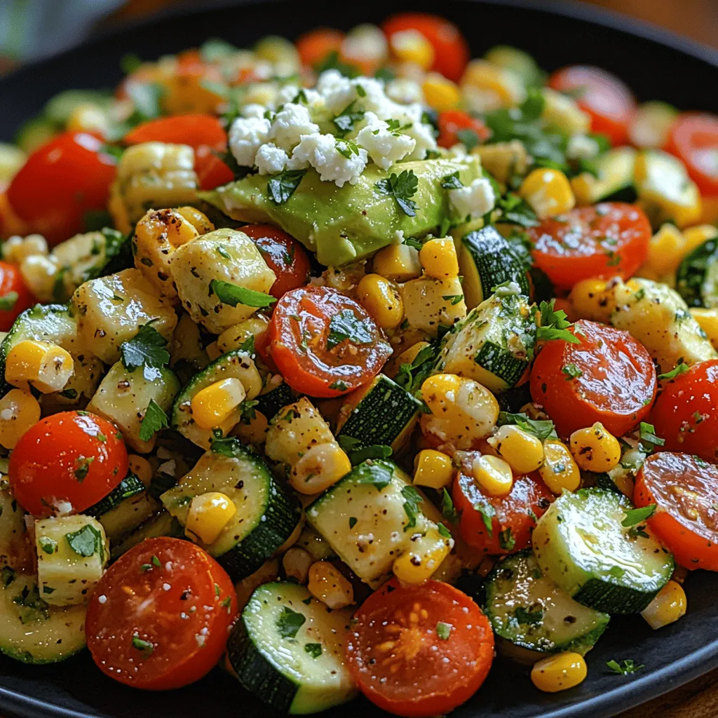 As the warm sun beckons and fresh produce fills our markets, there’s no better way to celebrate the season than with a vibrant dish that encapsulates the essence of summer. Enter the Zesty Zucchini Corn Salad Delight—a colorful and refreshing salad that is perfect for summer gatherings, picnics, or even as a light meal on a warm evening. This salad not only bursts with flavor but also offers a multitude of health benefits, making it an ideal choice for anyone looking to enjoy nutritious meals without sacrificing taste.
