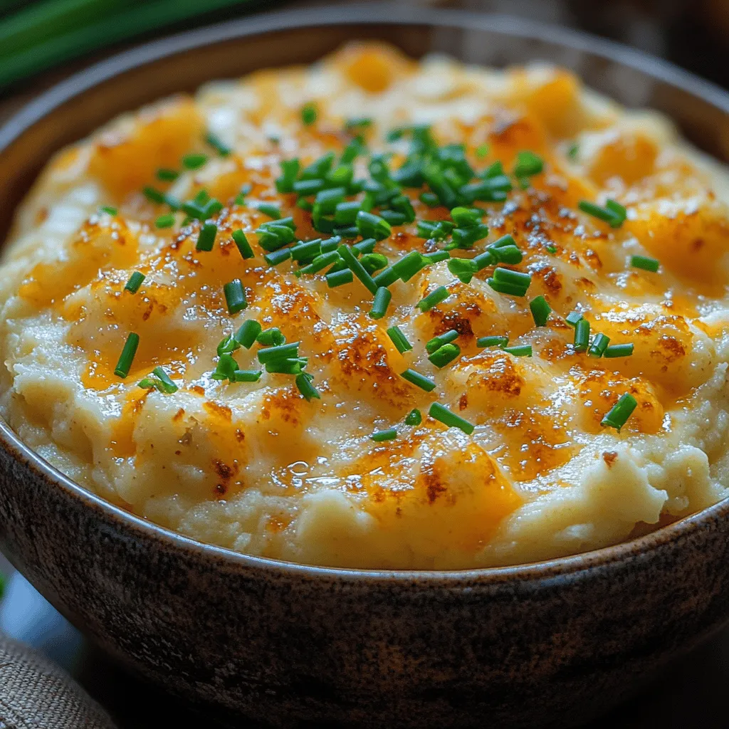 In the realm of comfort food, creamy cheddar cauliflower mash emerges as a standout option, offering the indulgence of traditional mashed potatoes while embracing a healthier profile. This delightful recipe transforms humble cauliflower into a rich and velvety side dish, perfectly balanced by the sharpness of cheddar cheese and the aromatic essence of garlic. With growing interest in nutritious eating habits, creamy cheddar cauliflower mash has become a go-to choice for those wanting to elevate their meals without compromising on flavor. Whether you're preparing a family dinner, hosting holiday festivities, or simply seeking a cozy side dish to complement your weeknight meals, this recipe promises to satisfy and delight.
