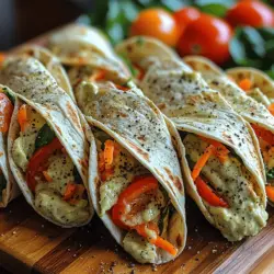 Rolling wraps may seem straightforward, but a few techniques can help minimize spillage and maximize flavor retention. Here are some expert tips to ensure your Creamy Avocado Ranch Wraps are perfectly rolled every time: