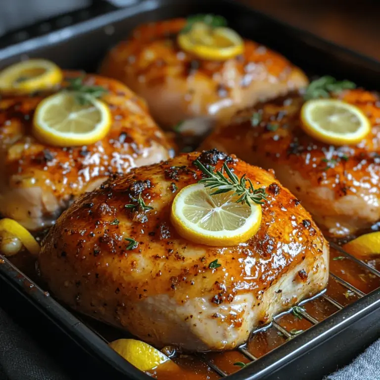 Cooking a turkey is often a cherished tradition that brings families and friends together, especially during festive occasions. The aroma of a perfectly roasted bird wafting through the kitchen evokes warmth and nostalgia, setting the stage for memorable gatherings. However, while the classic turkey recipe has its place, introducing a unique flavor profile can elevate your culinary experience. Enter the Zesty Lemon Glazed Turkey—a refreshing twist that combines the rich taste of turkey with the vibrant notes of citrus.