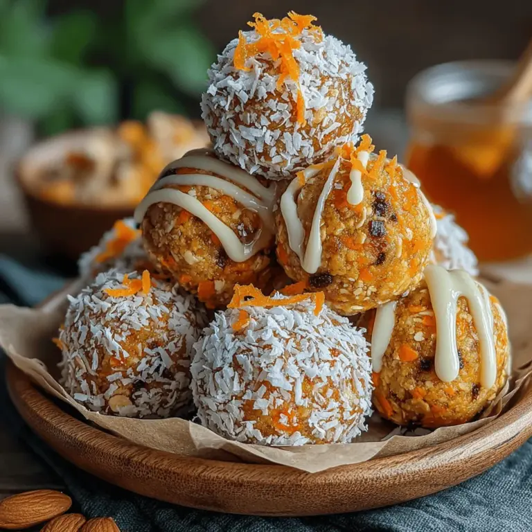 In recent years, energy balls have surged in popularity as a go-to nutritious snack option. These bite-sized treats are not only convenient but also incredibly versatile, making them perfect for on-the-go lifestyles, busy professionals, and health-conscious individuals alike. Whether you're looking for a quick energy boost before a workout or a satisfying afternoon snack, energy balls can easily fit the bill. But what if you could elevate this simple snack into something truly special? Enter Carrot Cake Bliss Energy Balls—a delightful twist that marries the comforting flavors of carrot cake with the wholesome goodness of energy balls.