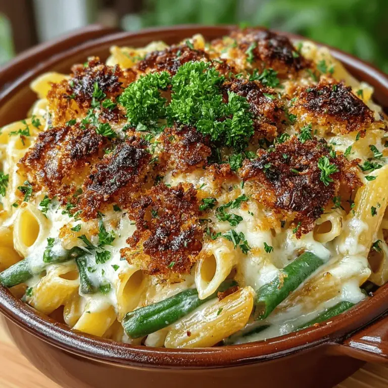 When it comes to comfort food, few dishes can compete with the rich and satisfying flavors of pasta bakes. One standout recipe that has captured the hearts and taste buds of home cooks is the Lemon Butter Green Bean Pasta Bake. This dish beautifully balances the zesty brightness of fresh lemon with the rich creaminess of butter, creating a delightful symphony of flavors that will leave you craving more.