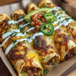 Welcome to the vibrant world of Mexican cuisine, where bold flavors and rich traditions come together in countless delicious dishes. One such dish that stands out for its delightful taste and versatility is Zesty Salsa Verde Chicken Enchiladas. Bursting with the bright, tangy notes of salsa verde, these enchiladas are an excellent choice for both weeknight dinners and special occasions. This recipe combines tender shredded chicken with gooey cheese, all enveloped in soft tortillas, creating a comforting meal that your whole family will adore.