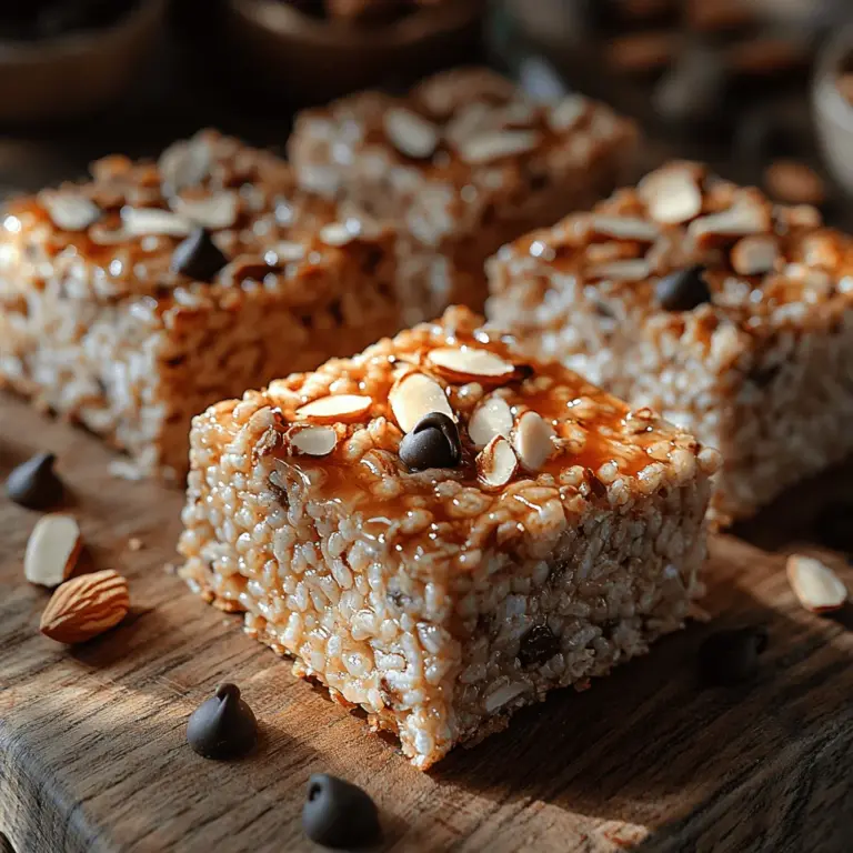 In today’s fast-paced world, the quest for a delicious yet healthy snack can often feel overwhelming. Enter the Nutty Nirvana Crunchy Peanut Butter Rice Bars—an irresistible blend of flavors and textures that are perfect for both kids and adults. These bars are not only easy to prepare but also versatile enough to accommodate various dietary preferences. Whether you're looking for a quick breakfast on the go, a post-workout boost, or a satisfying treat to curb your afternoon cravings, this recipe has you covered.