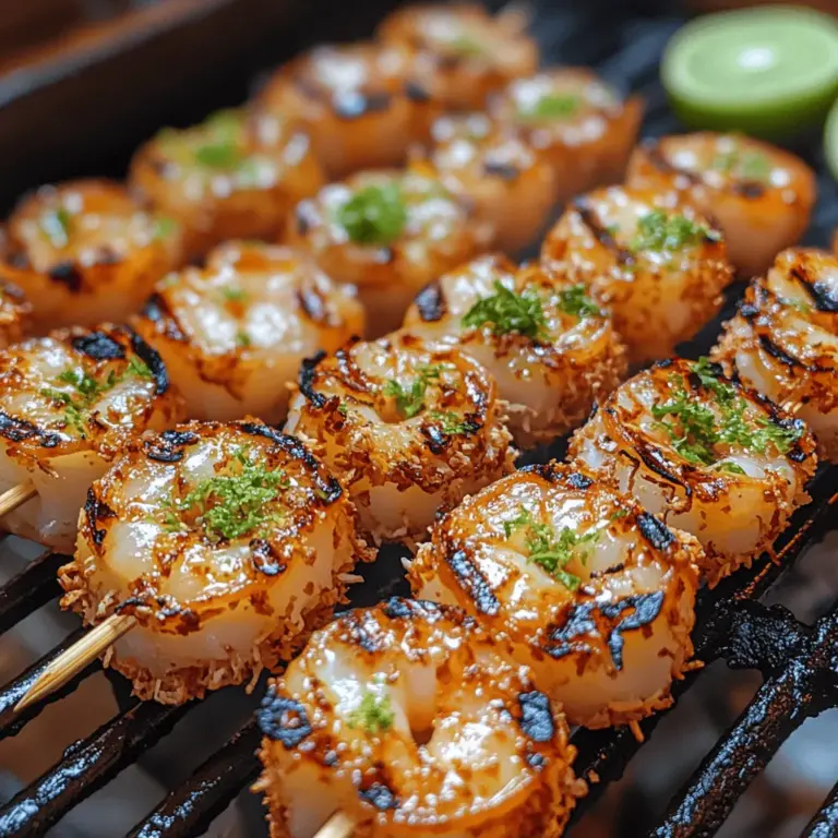 Are you looking for a delightful dish that captures the essence of tropical flavors? Look no further than Tropical Coconut Lime Shrimp Skewers. This recipe brings together succulent shrimp, zesty lime, and creamy coconut, creating a dish that is not only visually stunning but also packed with vibrant flavors. Ideal for summer barbecues, beach parties, or just a casual dinner at home, these skewers are a celebration of fresh ingredients and bold tastes.