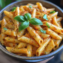 Creamy Roasted Red Pepper Penne is a dish that tantalizes the taste buds and warms the heart, making it a beloved staple in kitchens around the globe. This delectable pasta dish combines the rich, sweet flavors of roasted red peppers with the comforting creaminess that perfectly coats al dente penne pasta. It is not only a feast for the senses but also a versatile recipe that can be adapted to fit various dietary preferences, whether you're vegetarian, vegan, or simply looking for a delicious meal that everyone can enjoy.