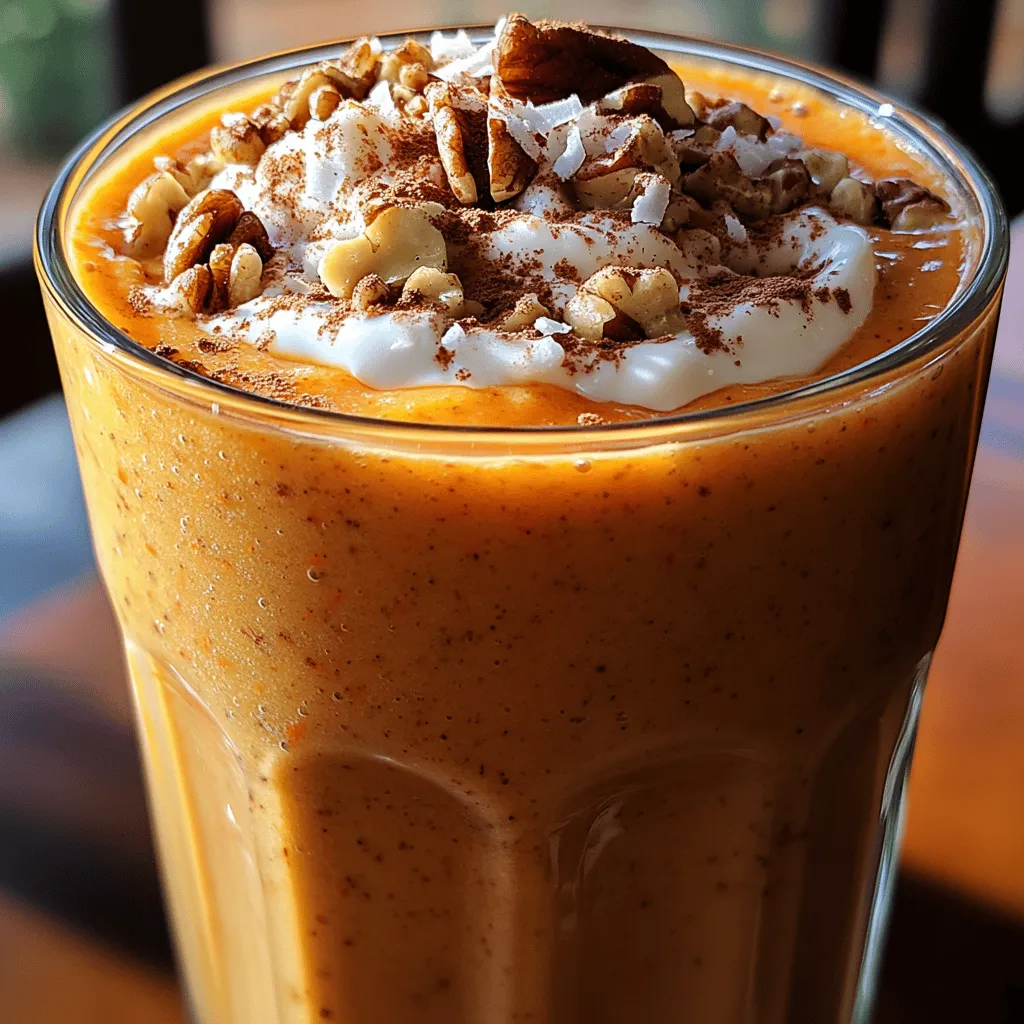 The beauty of the Spiced Carrot Cake Smoothie lies in its versatility, allowing you to customize flavors to meet your preferences and dietary needs. Here are some tips for adjusting sweetness and enhancing the flavor profile:
