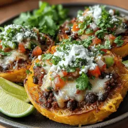 In recent years, spaghetti squash has surged in popularity as a versatile and healthy alternative to traditional pasta. This unique vegetable, with its stringy flesh that resembles spaghetti once cooked, has become a beloved ingredient among health enthusiasts and home cooks alike. Its ability to absorb flavors while providing a satisfying texture makes it a perfect candidate for innovative recipes, such as Tex-Mex spaghetti squash taco boats.