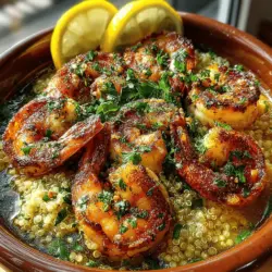 In the realm of quick yet nutritious meals, few dishes can rival the delightful combination of Garlic Butter Shrimp & Quinoa Delight. This recipe not only tantalizes the taste buds with a symphony of flavors but also embraces a health-conscious approach to dining. The star of the dish, succulent shrimp, is complemented by the nutty richness of quinoa, creating a meal that is both satisfying and wholesome.