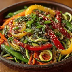 Zesty Zucchini Noodle Stir-Fry: A Flavorful Culinary Delight
