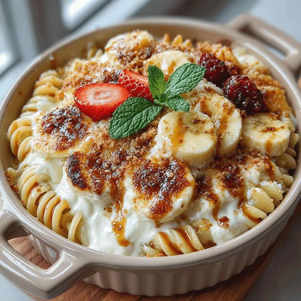 Imagine a dish that harmoniously marries the comfort of pasta with the vibrant sweetness of fruits—welcome to the Fruity Delight Pasta Bake. This innovative recipe redefines the traditional pasta bake, presenting a delightful combination of creamy textures and fruity flavors that will surprise and delight your taste buds. As the culinary world continues to evolve, the trend of dessert-like pasta dishes has emerged, captivating food enthusiasts and home cooks alike. The Fruity Delight Pasta Bake stands out not only for its unique flavor profile but also for its versatility, making it an ideal dish for family gatherings, holiday celebrations, or even a comforting weeknight meal.