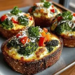 In the realm of easy and nutritious breakfasts, mini broccoli egg muffin toasts stand out as a delightful option that caters to both flavor and health. These bite-sized treats are perfect for busy mornings, quick lunches, or even as a wholesome snack throughout the day. Combining the goodness of fresh broccoli, protein-packed eggs, and a crispy base, these muffin toasts are a versatile addition to any meal plan. Whether you’re looking to sneak in some vegetables or simply want a tasty dish that’s easy to prepare, mini broccoli egg muffin toasts are sure to impress.