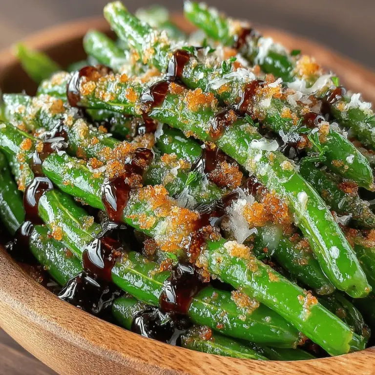 Experience the joy of cooking with the Crunchy & Flavorful Air Fryer Green Beans recipe! This vibrant dish not only celebrates the fresh taste of green beans but also elevates them with a combination of savory spices and a hint of cheese. The result is a crunchy, satisfying side dish or a nutritious snack that can brighten any meal. With the air fryer, you can achieve that perfect crispness without the excess oil typically used in frying, making this recipe a healthier alternative.