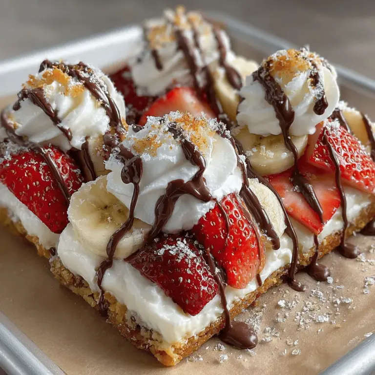 As the temperature rises and the days grow longer, finding a refreshing and healthy dessert becomes essential. Enter FroYo bark, a delightful treat that not only cools you down but also nourishes your body. This Strawberry Banana Bliss FroYo Bark is a perfect example of how you can transform simple ingredients into a satisfying snack or dessert that is both visually appealing and delicious. Combining the creamy richness of Greek yogurt, the natural sweetness of fresh fruits, and the indulgent touch of dark chocolate, this recipe is a fantastic choice for summer gatherings or a quick pick-me-up at home.