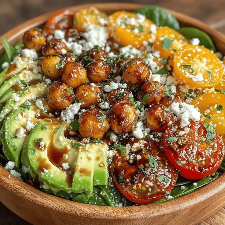 In the world of healthy eating, finding a dish that is both nutritious and satisfying can often feel like a challenge. Enter the Crunchy Chickpea & Spinach Delight—a salad that marries the wholesome benefits of chickpeas with fresh greens, creating a vibrant, delectable dish that appeals to health-conscious individuals and food lovers alike. This salad is not only a feast for the eyes but also a powerhouse of nutrients, making it an excellent choice for lunch, dinner, or as a delightful side dish for any occasion.