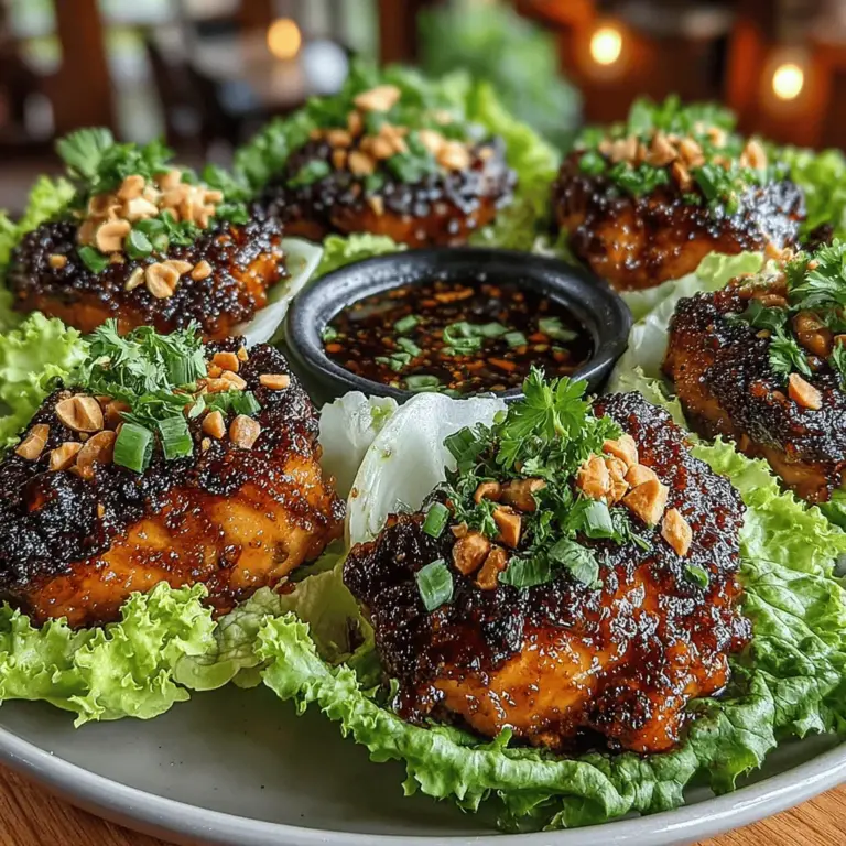 In the world of culinary delights, few dishes manage to strike the perfect balance between sweet and savory quite like Sweet & Savory Sticky Honey Soy Chicken Lettuce Cups. This vibrant dish is not only bursting with flavor but also offers a fun and interactive dining experience. Nestled in crisp lettuce leaves, the sticky honey soy chicken is both a healthy and satisfying option for any meal. The combination of tender chicken, a rich marinade, and fresh greens creates a delightful contrast that appeals to the senses. In this article, we’ll explore this delicious recipe in detail, from the ingredients to the cooking process, while also providing insights into the nutritional benefits and cultural significance of the dish.