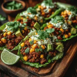 In the ever-evolving landscape of meal preparations, Mini Turkey Taco Lettuce Cups stand out as an enticing combination of health, flavor, and convenience. This dish not only tantalizes the taste buds but also aligns perfectly with contemporary dietary preferences. As a wholesome meal option, these lettuce cups bring a delightful twist to traditional tacos, making them suitable for a variety of occasions—from casual family gatherings to meal prep for the week ahead.