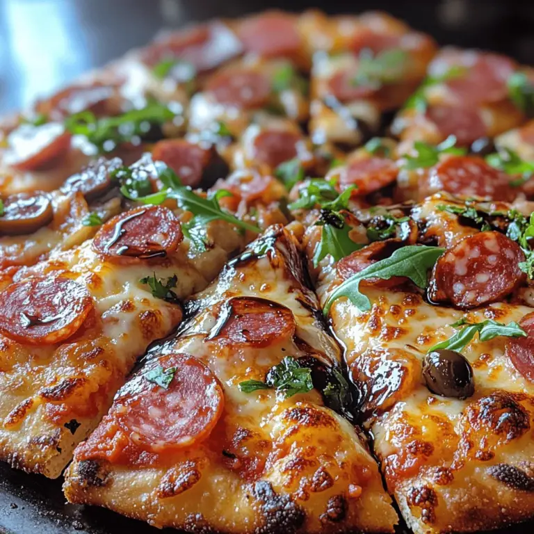 The Charcuterie Pizza Extravaganza is a delightful culinary creation that marries the beloved elements of traditional pizza with the rich and diverse flavors of a charcuterie board. This innovative recipe showcases a homemade crust, a robust marinara sauce, and an enticing selection of meats and cheeses, making it an ideal choice for various occasions—from casual family dinners to festive gatherings with friends. In this article, we will delve into the origins of charcuterie, explore the elements that make this pizza extraordinary, and guide you step-by-step through the preparation process, ensuring you can replicate this mouthwatering dish in your own kitchen.