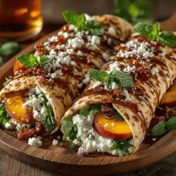 When summer rolls around and the sun shines brightly, there’s nothing quite like indulging in a dish that captures the essence of the season. Enter the Sweet and Spicy Peach Wraps—a delightful fusion of flavors that brings together the sweetness of ripe peaches with a tantalizing kick of spice. This dish is not only visually appealing, with vibrant colors and fresh ingredients, but it also tantalizes the taste buds, making it a perfect choice for both appetizers and light meals.