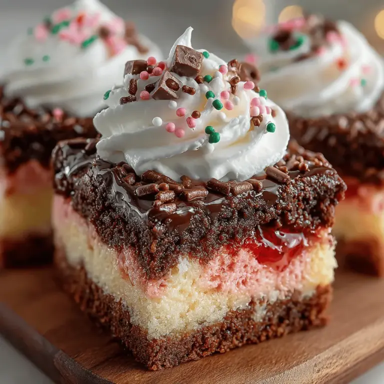 In the realm of desserts, few combinations are as universally adored as the classic Neapolitan trio of chocolate, strawberry, and vanilla. The Quick Neapolitan Bliss Bites encapsulate this beloved flavor profile in a bite-sized treat that’s not only rich and satisfying but also incredibly easy to prepare. Whether you’re hosting a casual gathering, celebrating a special occasion, or simply satisfying a sweet tooth, these bliss bites offer a delightful fusion of flavors that appeals to both the young and the young at heart.