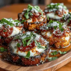 When preparing your mini eggplant pizza bites, the arrangement of the eggplant slices on the baking sheet is crucial for even cooking. Start by ensuring that the slices are uniformly cut—ideally, they should be about ½ inch thick. This thickness allows for a tender interior while achieving a nice exterior crispness.