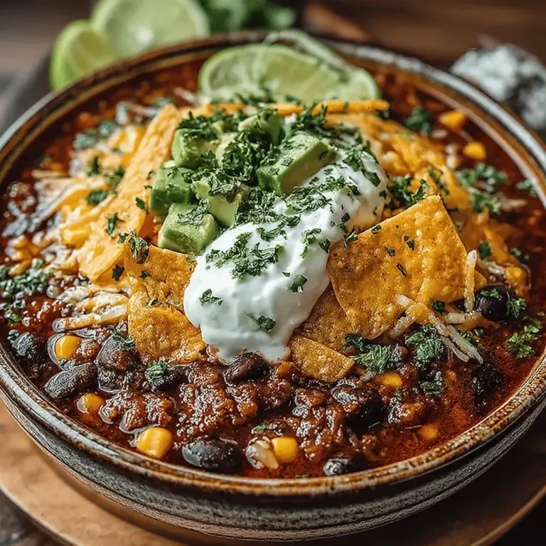 Crockpot Cheesy Chili Tortilla Soup is a delightful dish that strikes a perfect balance between comfort and flavor. This recipe combines the rich, hearty elements of chili with the creamy goodness of cheese, all while featuring the crunch of tortilla strips. It’s a dish that’s not only satisfying but also invites warmth and coziness, making it an ideal meal for chilly evenings or lively gatherings. The allure of this soup lies in its ability to cater to varying tastes, ensuring that everyone at the table finds something to love.