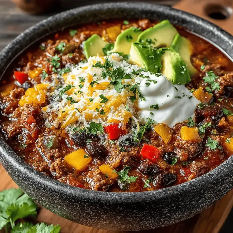 Chili is a beloved comfort food that transcends seasons and occasions. Its warm, hearty essence has made it a staple in kitchens across the globe, often serving as a centerpiece for family gatherings, game days, or cozy nights in. The traditional chili recipe is known for its rich, savory flavor, typically featuring ground meat, beans, tomatoes, and an array of spices. However, what if you could elevate this classic dish with a unique twist? Enter the Sweet & Spicy Slow Cooker Fig Jam Chili — a delightful blend that combines the warmth of spices with the unexpected sweetness of fig jam.