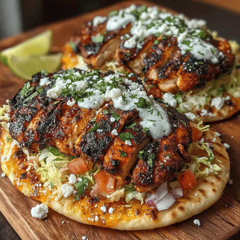 To create the perfect Spicy Grilled Chicken Flatbread, it’s essential to understand the key ingredients that contribute to its flavor profile and nutritional value. The backbone of this dish is the boneless, skinless chicken breasts, which serve as a blank canvas for the spices and marinades. Chicken breasts are an excellent source of lean protein, low in fat, and rich in essential nutrients like B vitamins, which are vital for energy metabolism and muscle health.