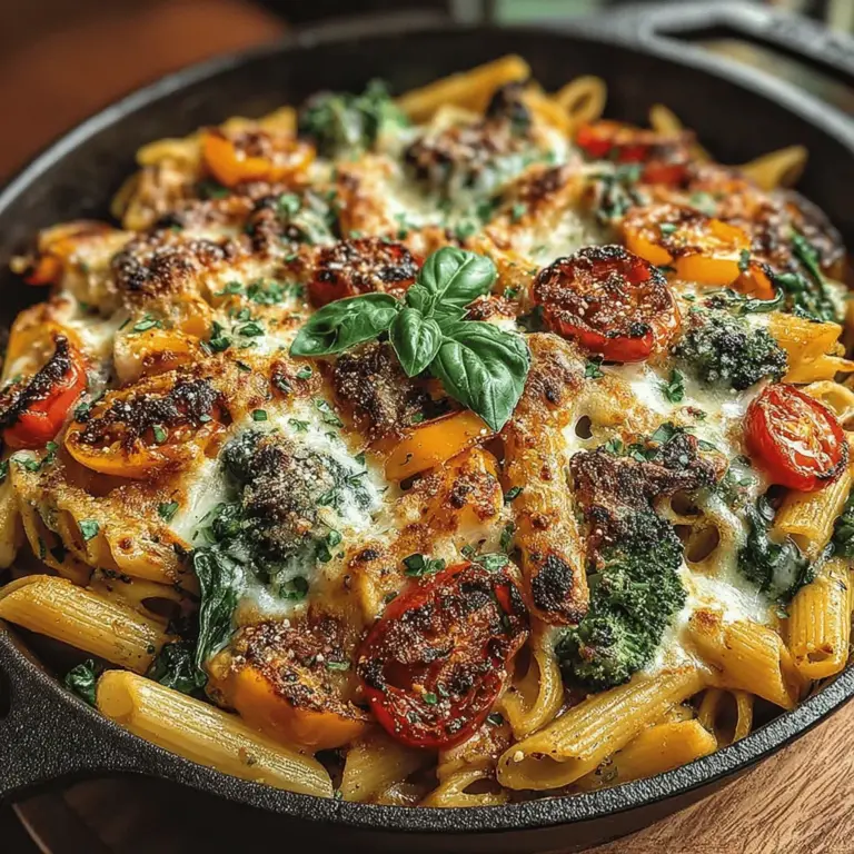 When it comes to cozy weeknight dinners or gatherings with loved ones, few dishes can compete with the heartwarming appeal of a pasta bake. The Cheesy Veggie Delight Pasta Bake is a perfect example, merging comfort food with health-conscious ingredients. This dish not only satisfies your cravings but also packs a punch of nutrition, making it an ideal meal for both adults and children alike. Whether you’re trying to incorporate more vegetables into your diet or simply seeking a delicious way to enjoy pasta, this recipe is sure to delight your taste buds.