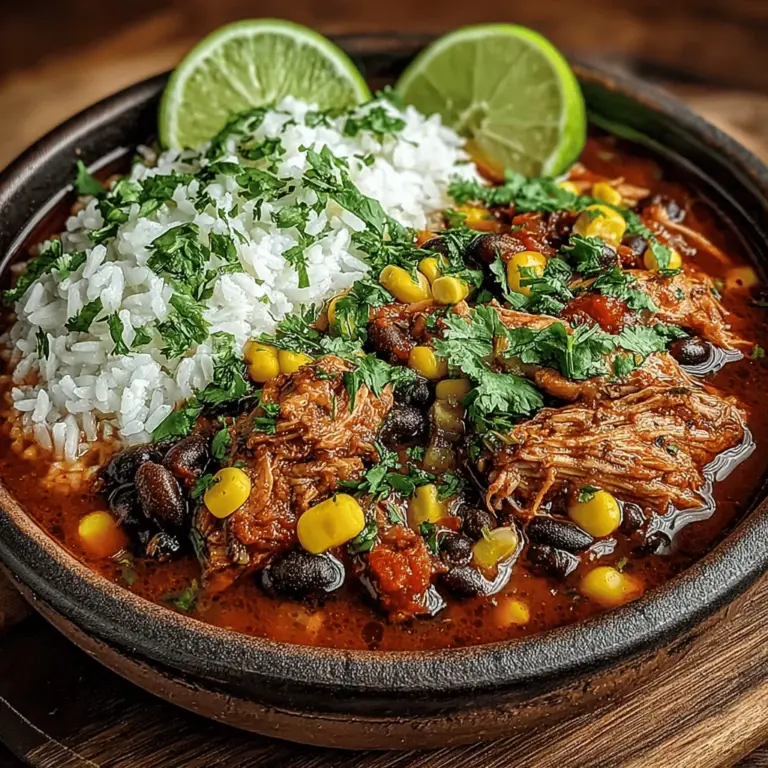 As the leaves begin to turn and the air grows crisp, there’s nothing like a warm bowl of chili to embrace the coziness of the autumn season. The Cozy Autumn Crockpot Chicken Chili with Rice is a perfect reflection of this sentiment, combining comfort and nourishment into one hearty dish. This recipe not only fills your home with the inviting aromas of fall but also provides a satisfying meal that can be enjoyed by the whole family.