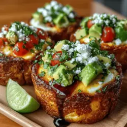 In the vibrant world of brunch, finding a dish that seamlessly marries convenience, flavor, and visual appeal can be a delightful challenge. Enter the Mini Egg & Avocado Tater Cups—an innovative creation that brings together the comforting crunch of crispy potatoes, the fluffy richness of eggs, and the creamy texture of ripe avocados. Perfect for a gathering with friends or a casual family breakfast, these mini tater cups not only satisfy the palate but also serve as a stunning centerpiece on any brunch table.