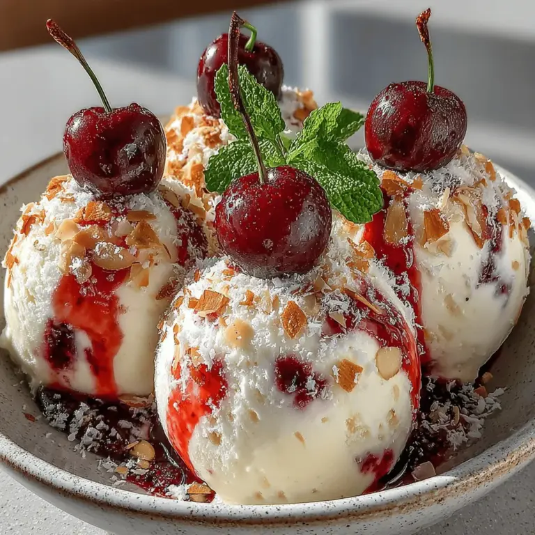 In recent years, frozen yogurt has surged in popularity as a delicious yet healthy dessert alternative. With its creamy texture and refreshing taste, frozen yogurt offers a satisfying treat that can easily be tailored to fit various dietary preferences. As more people seek out wholesome dessert options, the appeal of homemade frozen yogurt has never been greater. This is where our recipe for Frozen Yogurt Cherry Almond Swirls comes into play—a delightful concoction that marries the rich flavors of cherries and almonds, all while delivering health benefits that you'll feel good about indulging in.