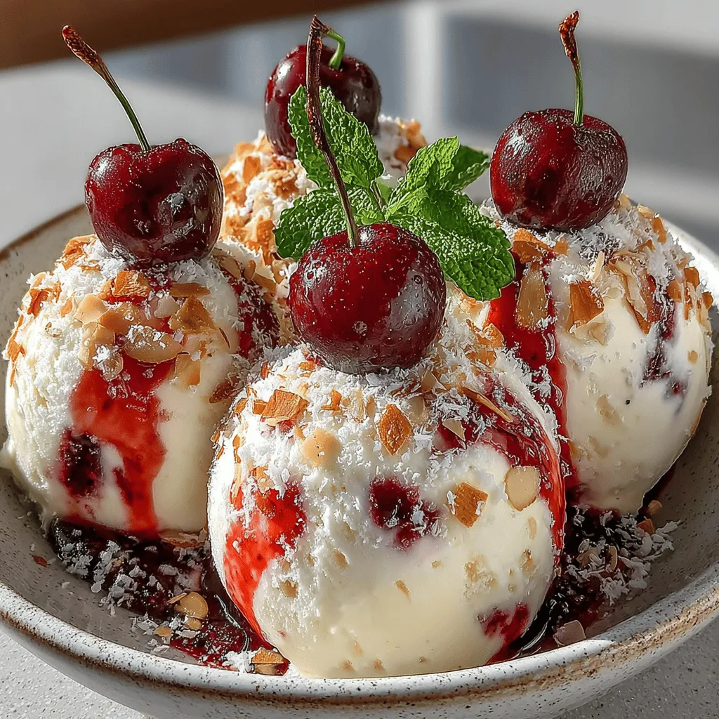 In recent years, frozen yogurt has surged in popularity as a delicious yet healthy dessert alternative. With its creamy texture and refreshing taste, frozen yogurt offers a satisfying treat that can easily be tailored to fit various dietary preferences. As more people seek out wholesome dessert options, the appeal of homemade frozen yogurt has never been greater. This is where our recipe for Frozen Yogurt Cherry Almond Swirls comes into play—a delightful concoction that marries the rich flavors of cherries and almonds, all while delivering health benefits that you'll feel good about indulging in.