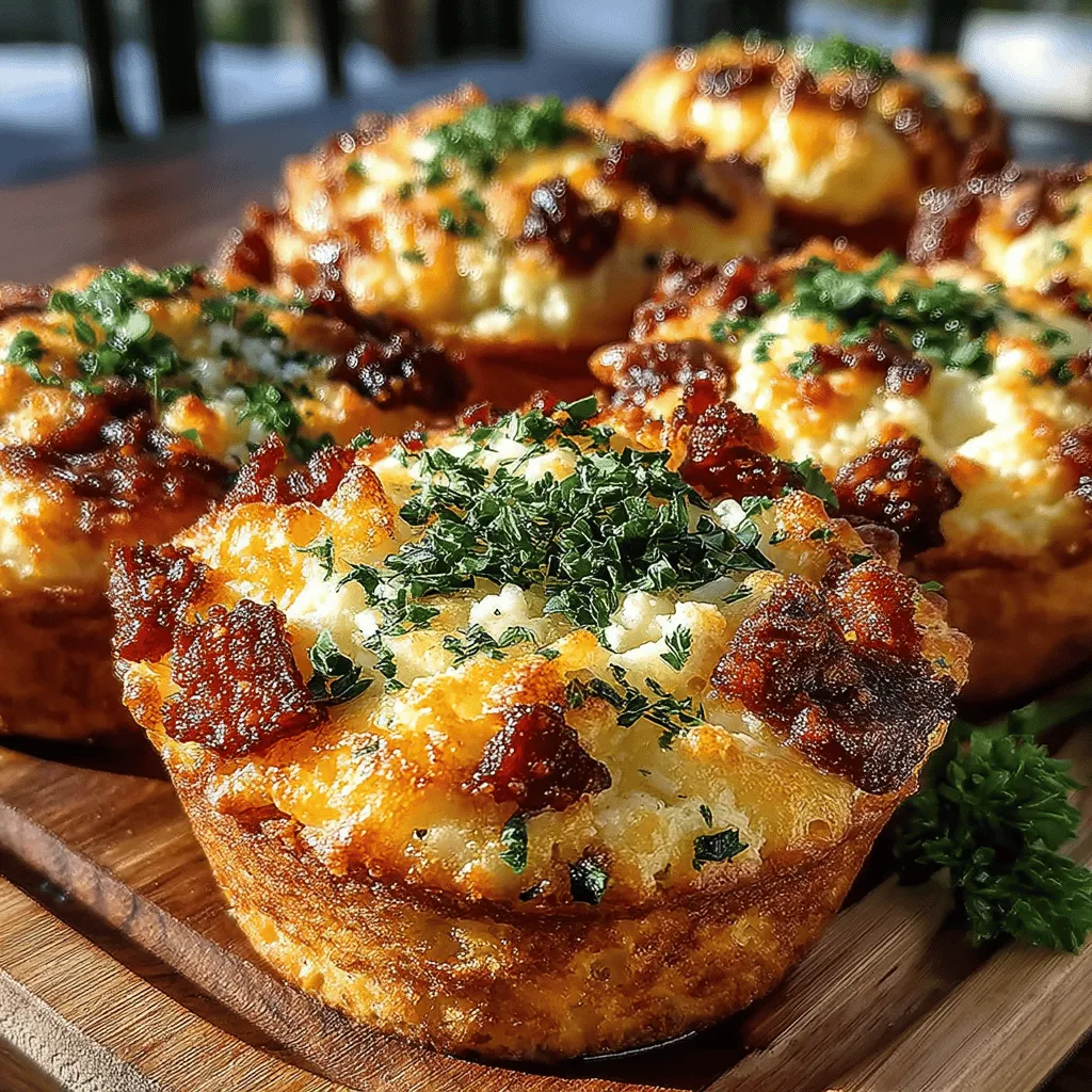 If you're searching for a unique treat that bridges the gap between sophisticated charcuterie boards and the comforting warmth of freshly baked muffins, look no further than Savory Charcuterie Delight Muffins. This delightful recipe combines the rich, diverse flavors typically found in a charcuterie platter—think cheeses, cured meats, and zesty pickled vegetables—into a convenient and portable muffin form. Perfect for brunches, snacks, or casual gatherings, these muffins are not only delicious but also versatile enough to suit any occasion.