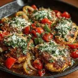 The Neapolitan Chicken Skillet is a culinary delight that brings the vibrant flavors of Italy right to your kitchen. This one-pan dish combines tender chicken with a medley of fresh vegetables and a rich tomato sauce, creating a mouthwatering meal that is as satisfying as it is simple to prepare. Ideal for busy weeknights or a cozy family dinner, this recipe is designed to make cooking accessible without sacrificing taste.