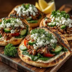 Mini Turkey Pita Pockets with Hummus: A Delightful Recipe
