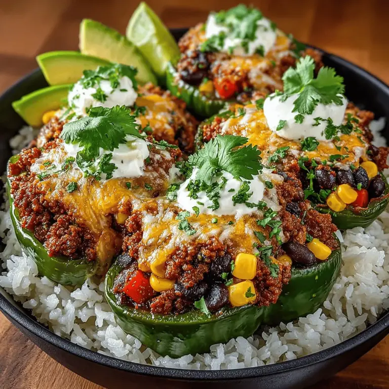 In the realm of comfort food, the Stuffed Banana Peppers Inspired Rice Bowl stands out as a vibrant and nutritious option that beautifully combines flavor, texture, and color. Perfect for weeknight dinners or casual gatherings, this dish is not only easy to prepare but also allows for versatility in ingredients to suit individual preferences. With its hearty rice base, flavorful stuffing, and colorful presentation, this recipe is a feast for both the eyes and the palate. In this article, we will explore the intricacies of this delightful dish, including the inspiration behind it, detailed preparation steps, and its nutritional benefits. Get ready to embark on a culinary adventure that celebrates the delightful combination of stuffed banana peppers and hearty rice!