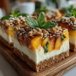 In recent years, there has been a noticeable shift towards healthier dessert options, as more people seek ways to indulge their sweet tooth without compromising their dietary goals. Among the myriad of choices available, Frozen Yogurt Peach Pie Bars have emerged as a standout favorite, offering a deliciously refreshing alternative to traditional desserts. These bars not only tantalize the taste buds but also provide a nutritious option packed with the benefits of yogurt and fresh peaches, making them a perfect treat for warm weather or any occasion.