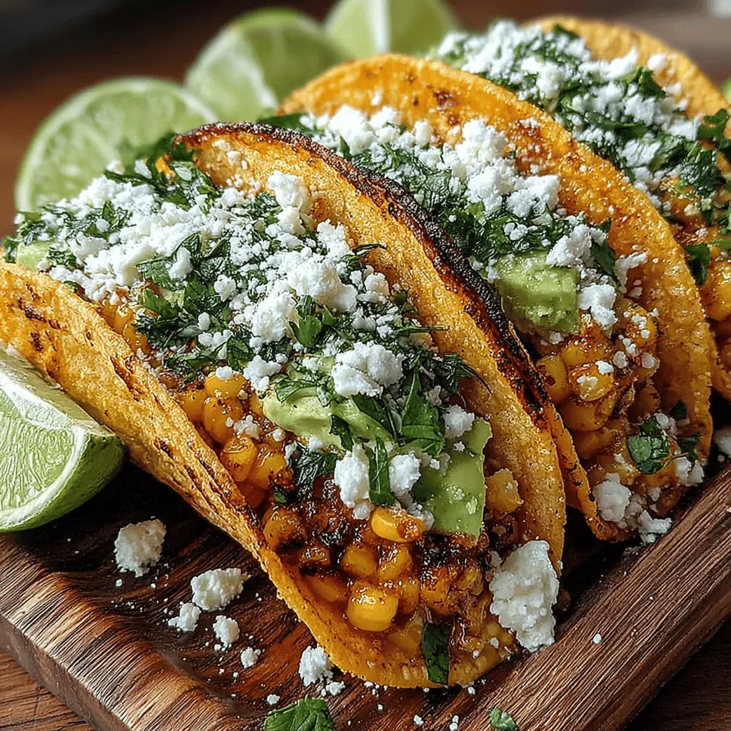 Tacos have long been celebrated as one of the most versatile meal options available, and it's easy to see why. With their ability to accommodate a wide array of flavors, textures, and dietary preferences, tacos can be customized to suit any palate. Among the myriad of taco fillings, Garlic Herb Roasted Sweet Corn Tacos stand out for their vibrant presentation and unique flavor profile. This dish combines the sweetness of fresh corn, the aromatic qualities of garlic and herbs, and the satisfying crunch of a perfectly toasted tortilla, making it a delightful addition to any taco night.