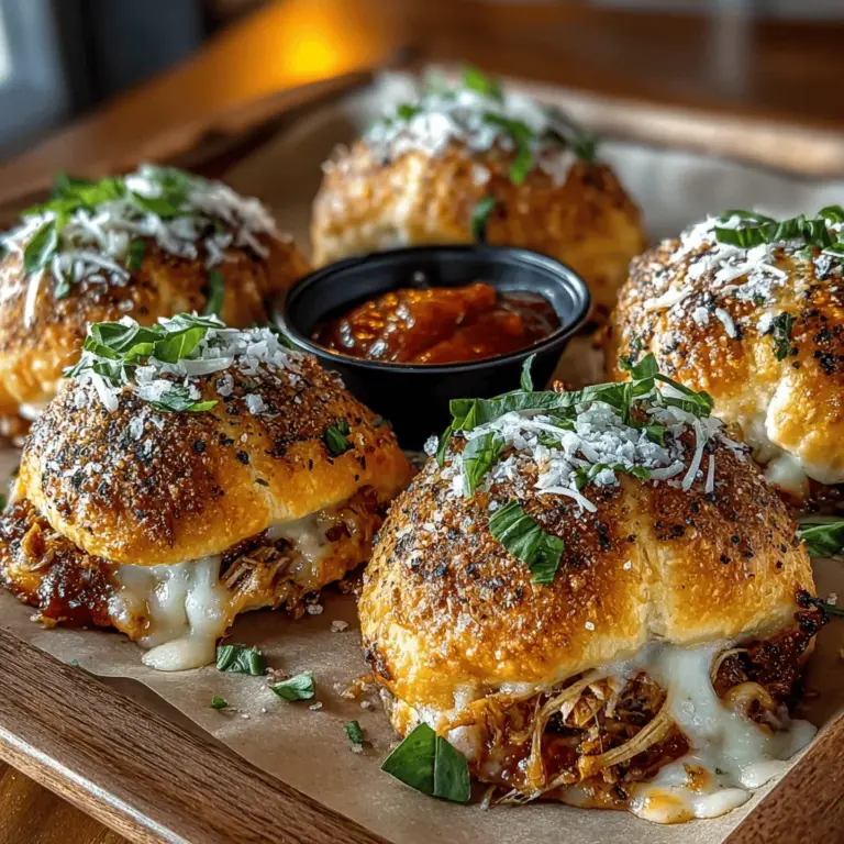 There’s a unique joy in merging familiar comfort foods into innovative dishes, and one such delightful creation is the Crispy Mini Chicken Parm Crescent Bites. This recipe brings together the classic flavors of chicken parmesan and the irresistible texture of crescent dough, creating bite-sized morsels that are perfect for any occasion. Whether you’re hosting a party, preparing for game day, or simply looking for a quick and satisfying snack, these mini bites are sure to impress.
