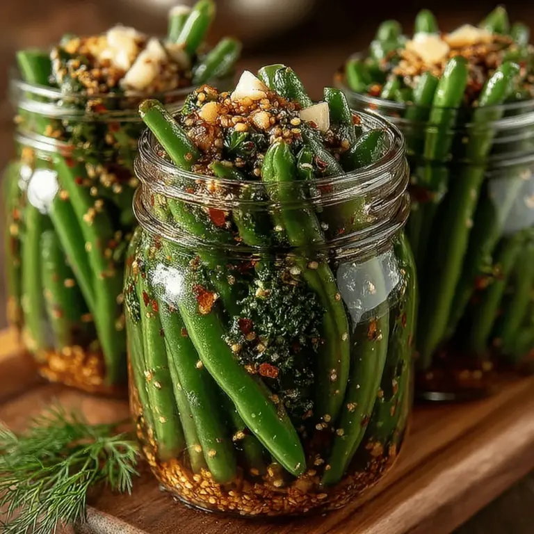 Pickling is a time-honored tradition that has captivated home cooks and food enthusiasts alike for centuries. This method of preserving vegetables not only extends their shelf life but also enhances their flavors, resulting in vibrant, tangy treats that can brighten up any meal. Among the myriad of pickled vegetables, Crunchy Dilly Beans stand out as a particularly popular choice. These crunchy green beans, infused with a zesty brine and aromatic spices, make for a delightful snack or a zesty side dish that can elevate everything from picnics to family dinners.