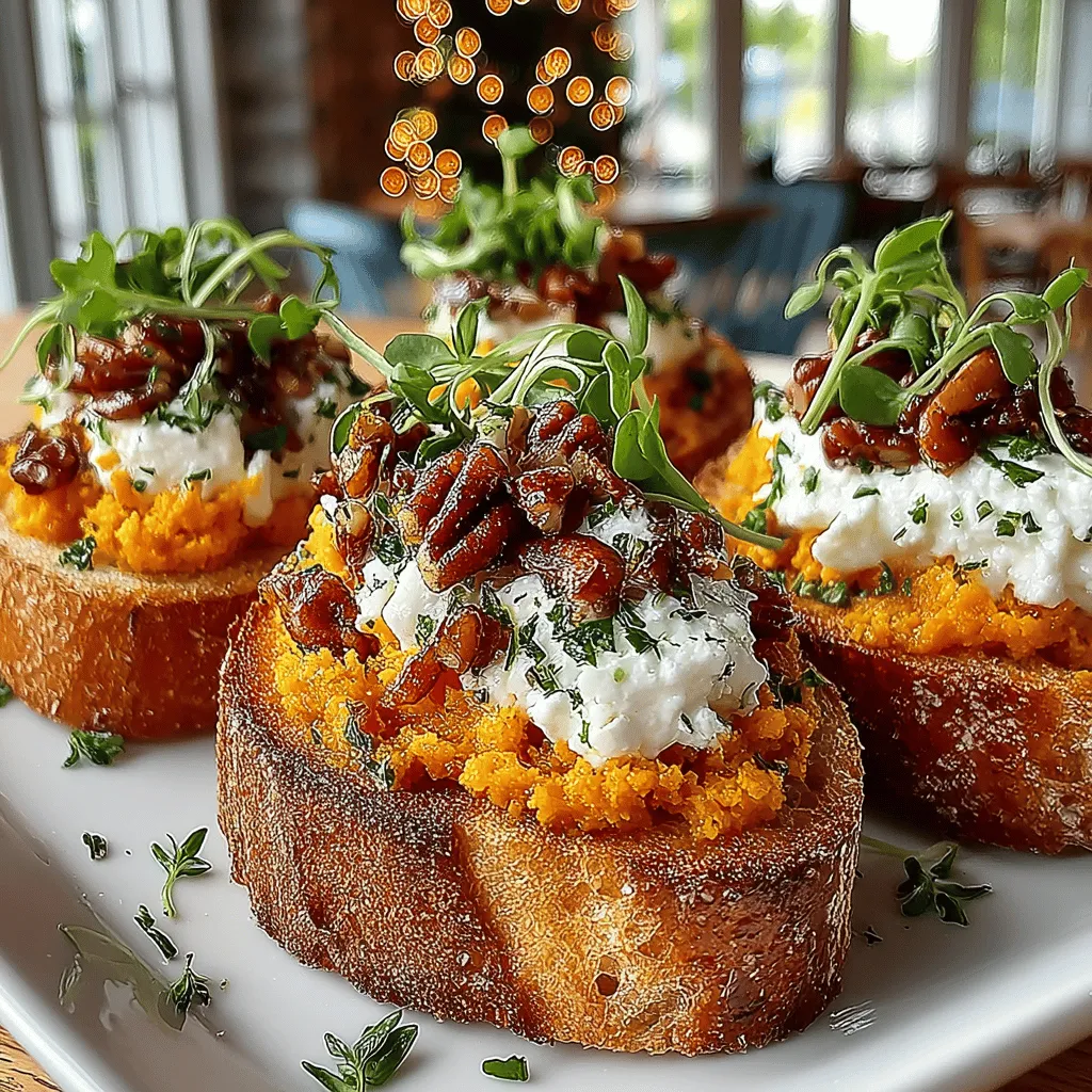 As the crisp air of autumn settles in, a delightful transformation takes place in our kitchens. The vibrant colors and rich flavors of the season invite us to explore dishes that warm the soul. One such dish that perfectly embodies the essence of fall is Pumpkin Crostini with Goat Cheese. This elegant appetizer marries the earthy sweetness of roasted pumpkin with the creamy, tangy notes of goat cheese, creating a captivating bite that is sure to impress at any gathering. Whether you’re hosting a festive soirée or enjoying a cozy evening at home, this recipe not only highlights seasonal ingredients but also incorporates simple yet sophisticated cooking techniques that elevate the ordinary to the extraordinary.