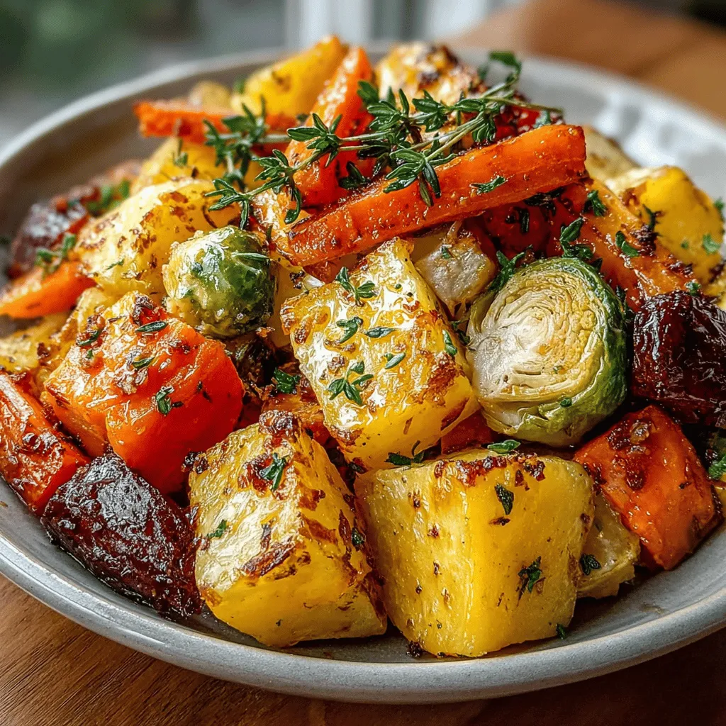 Achieving a perfectly roasted root vegetable hash starts with ensuring all vegetables are thoroughly coated in oil and seasonings. This step is crucial as it not only enhances the flavor but also facilitates even roasting. A good coating of oil helps the vegetables caramelize beautifully, creating that delightful crispy exterior while maintaining a tender interior. Use a high-quality oil, like extra virgin olive oil or avocado oil, as they have higher smoke points and add richness to the dish.
